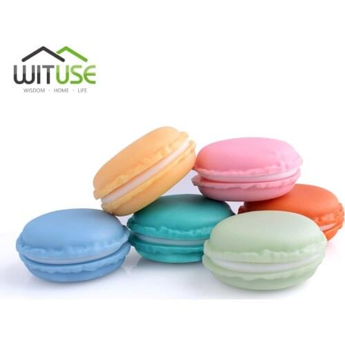 Mini Cute Macarons Candy Color Case Organizer For Earrings Ring Jewelry Storage Box Gifts Decoration Case Necklace Package