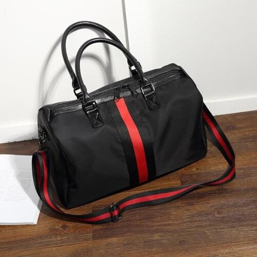 Fashion Casual Short-distance Travel Bag Nylon Waterproof Hand Luggage Shoulder Crossbody Bag Fitness Sport Yoga Bag Travel Bag