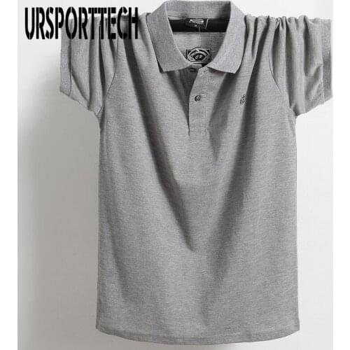 Mens Polo Shirt Oversize New Summer Office Work Casual Short Sleeve Women Polo Shirts Slim Fit Comfortable Polo Homme Tops