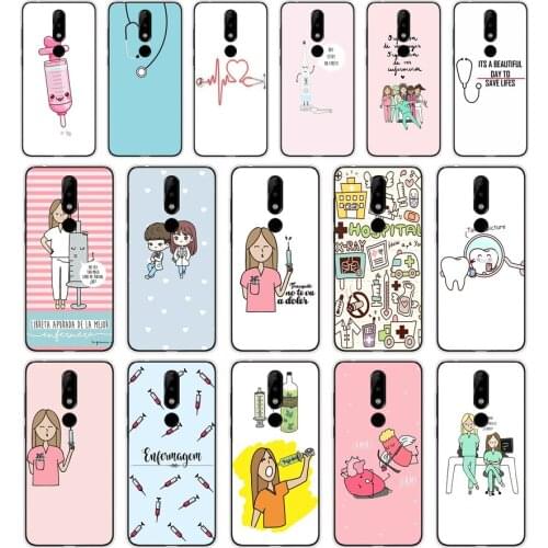 92SD Medicine Nurse Doctor Dentist Soft Silicone Tpu Cover phone Case for Nokia 2 2.1 2.3 3 3.1 4.2 5. 5.1 6 7.2 8 Plus Case