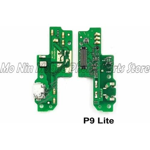 New Microphone Module+USB Charging Port Board Flex Cable Connector Parts For Huawei P9 / P9 Lite / P9 Plus Replacement