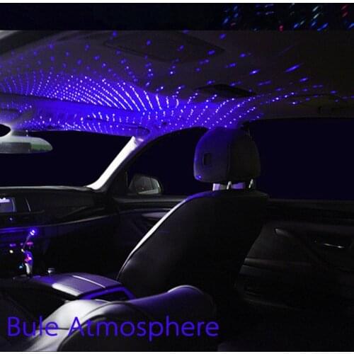 Ambient Lights Car Roof Star Light Interior LED Starry Laser Atmosphere Ambient Projector USB Auto Decoration Galaxy Lights