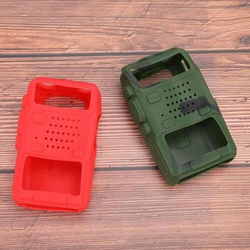 1 Pcs Way Radio Rubber Protective Soft Case Cover For Baofeng UV-5R BF-F8+UV