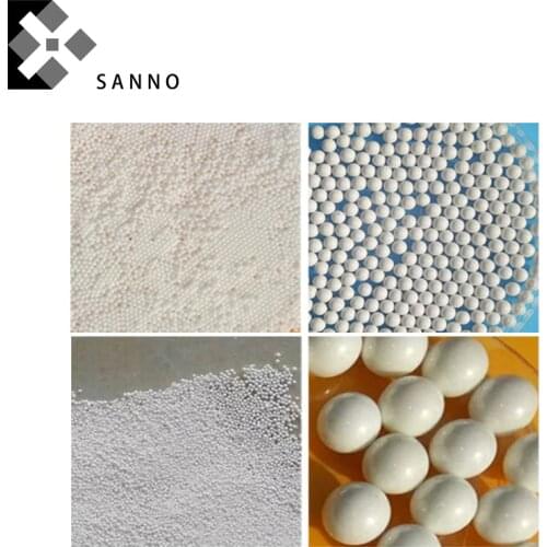 1KG 0.5mm-12mm small metal powder 95% high light ZrO2 balls yttria stabilized zirconia ceramic bead used for machine grinding