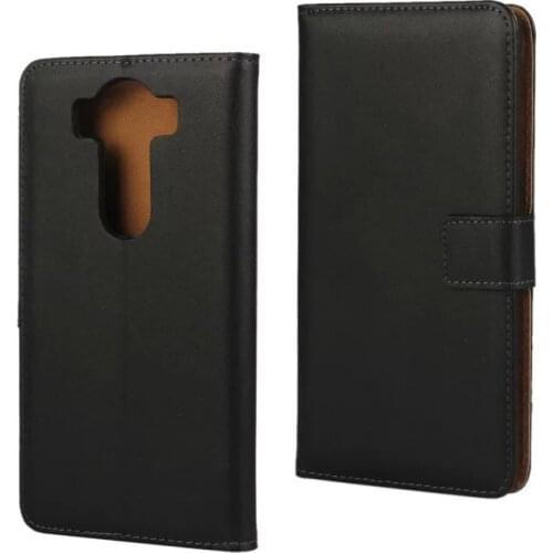 Genuine Leather Wallet Folding Flip Cover Case for LG V10 G4 G3 G3 Mini G2 Mini Nexus 5 E980 L7 with Stand Holder Drop Shipping