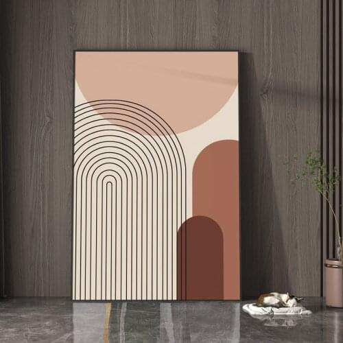 Modern Abstract Line Art Boho Decor Large Paintings Decoration Canvas Poster Nordic Wall Art Picture Living Room Home Decoration