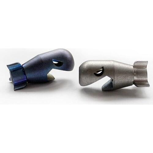 Titanium Creative Shark Paracord Beads Knife Beads Rope Cord Necklace Bracelet Flashlight EDC Beads Lanyard Pendants Tool