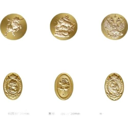 Vintage embossed special-shaped fire lacquer seal sealed envelope hand account handmade gift fire lacquer seal