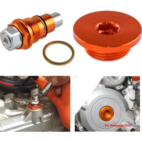 Engine Ignition Cover Plug Cam Chain Timing Camshaft Drive Tensioner For KTM 250 350 400 450 500 520 EXCF SXF For Husqvarna FC