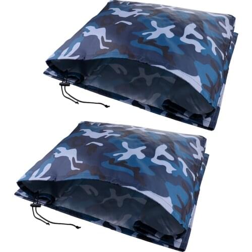 Marine Boat Motor Protector Cover, Set of 2 Oxford Fabric Engine Waterproof/Dust-proof Cover for30-90 HP/150-300 HP Engine