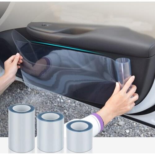1meter Car Paint Protection Film 10cm 15cm 20cm Anti-kick Film Transparent Invisible Car Bumper Hood Paint Protect Sticker