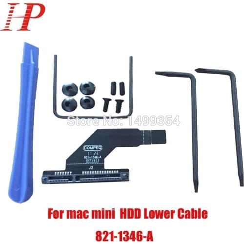 Genuine New 13pcs in one Second HDD Hard Disk Drive SSD Lower Flex Cable For Apple Mac Mini A1437 2010-2013 Year 821-1346-A