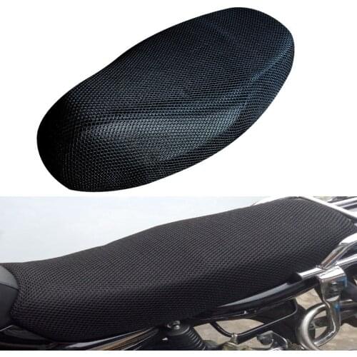 1PC 3D Sun Protection Motorcycle Seat Cushion Pad Cover Motorbike Breathable Thermal Insulation Accessories For Yamaha YBR 125