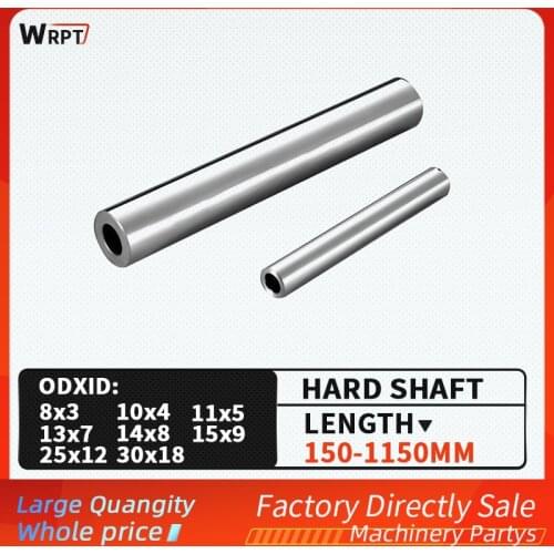 1PC 8/10/11/13/14/15/25/30MM cylindrical hollow optical axis linear guide, chrome-plated hard axis guide, L = 1200mm-2550mm