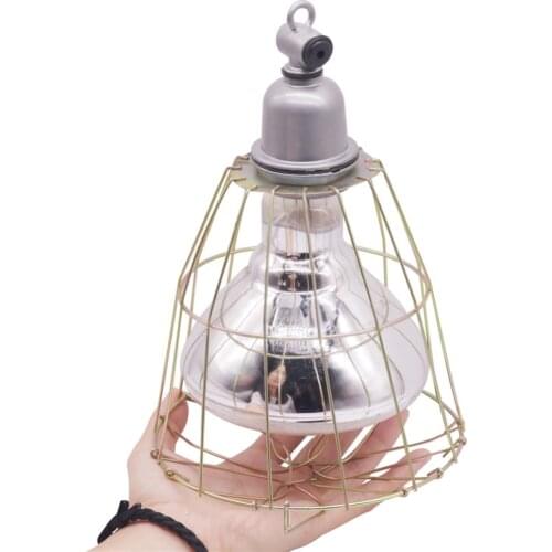 Stainless steel Wire Lampshade OR Ceramic Insulation 1 pcs E27 Lamp Cap Farm Animal Insulation Cages Equipment Pigpen Lighting
