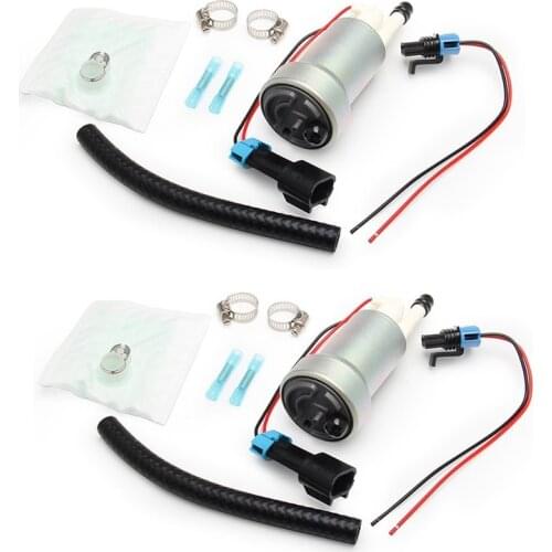2 Set Compatible Racing High Performance Internal 450LPH Fuel Pump for Nissan Skyline Subaru WRX F90000267 TIA485-2