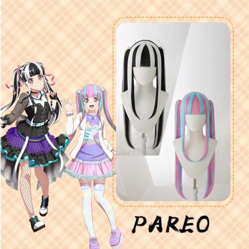 2020 Pareo Nyubara Reona Wig BanG Dream! RAISE A SUILEN RAS Cosplay Synthetic Women Hair Bandori Pareo Cosplay Wig Accessories