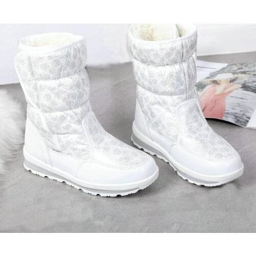 2020 Girl White Boots Shoes Little Princess Winter Boots Good Looking Mini Snow Boots Thick Warm Size Childrens Boots JSH-M903