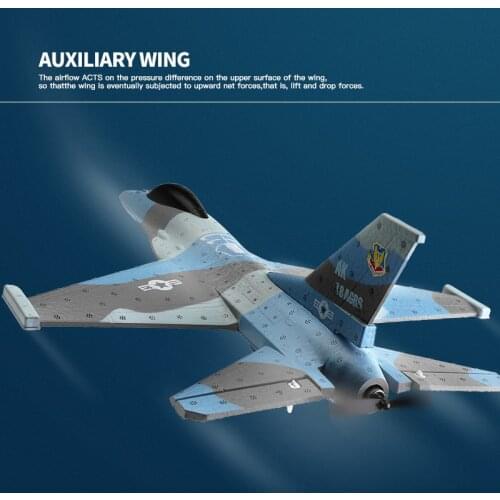 The Weili RC Airplane 3 channel Remote Control is Like a Real Aircraft Fixed Wing Aircraft Model Glide Plane Toy F16 Fighter