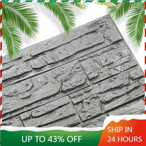 70cmx77cm Pe Form 3d Wall Sticker Living Room Brick Wall Paper Sticker Kids Bedroom Home Decoration Self-adhesive Wallpaper