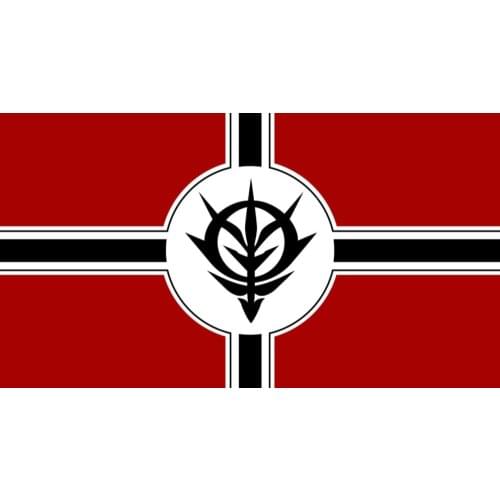 90*150cm Mobile Suit Gundam flag for decoration