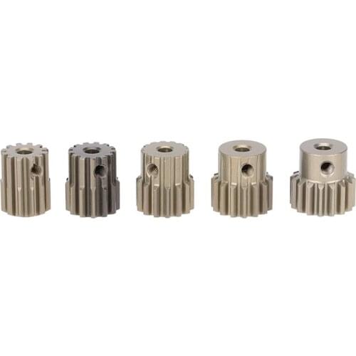 Model Accessories 32dp 3.175mm 12t-16t Car Model Motor Gear Set Aluminum Metal Gear For 1 / 10 Rc Truck