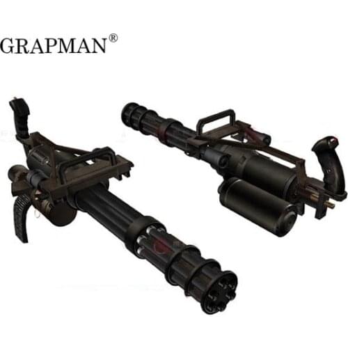 Paper model weapons Gatling M134 Vulcan machine gun simulation 1:1 Scale 3d puzzles model toys Free shipping