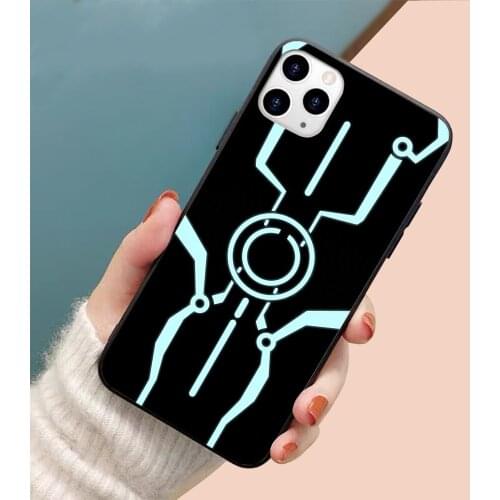 Tron Inspired Design soft TPU border phone case for iphone 11PRO 11PROMAX 11 X XS XR XSMAX 6 plus 7 7plus 8 8plus cover