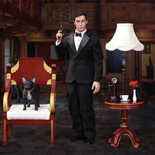DID 1/6 Godfather of Chicago Figure Model T80128S Deluxe Ver. 12'' Male Soldier Action Doll Full Set Toys for Collection