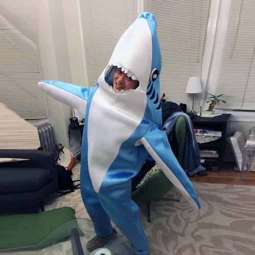 Cosplay Costumes Shark Mascot Fursuit Advertising Promotion Walking Props Adult Doll Stage Performance Costume