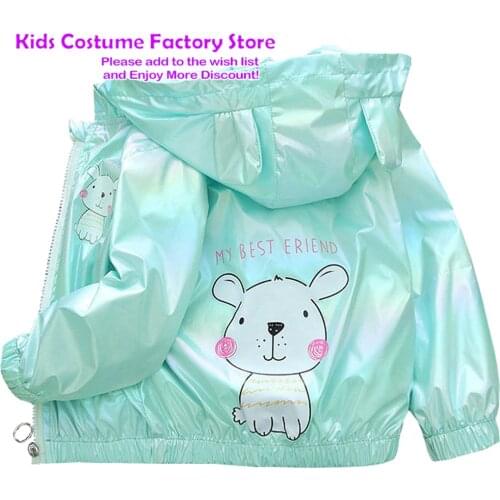 Kids Spring Autumn Jacket New Childrens Zipper Cardigan Fashion Cartoon Jacket 1-6Years Coats Boys Girls Childrens Outerwear