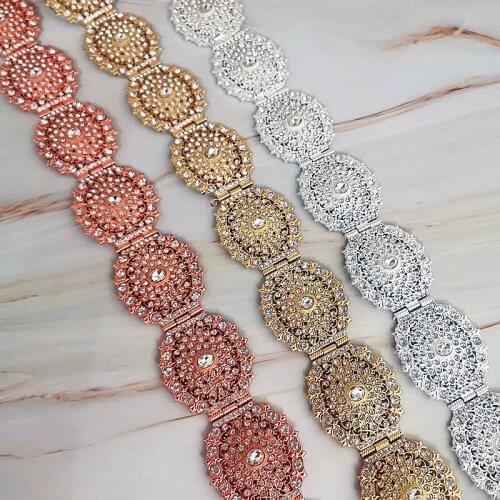 The women fashion adornment embellishes the wedding dress waist chain, has the unique style adjustable length waist chain