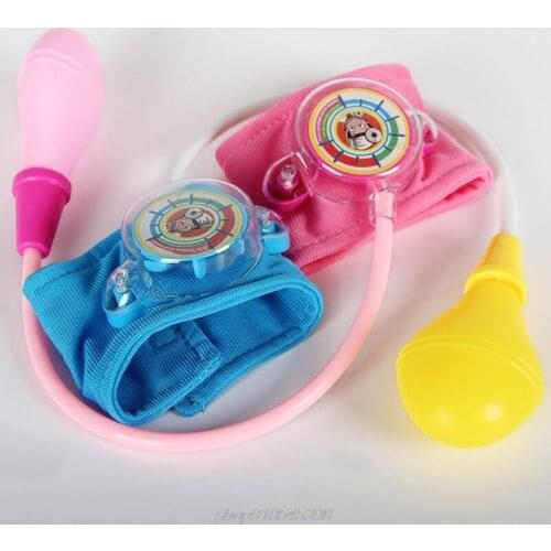 Children Simulation Family Doctor Toy Small Nurse Mini Blood Pressure Meter Baby Boys Girls Cosplay Pretend D25 20 Dropship