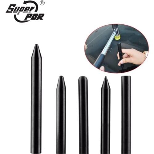 Super PDR Hand Tool Set 5 Pcs Black Nylon Pen Tap Down Pen Paintless Repair Hail Dent Removal Kit Tap Down Pen For Rubber Hammer