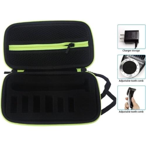 2021 New Hard Case for Phi-lips No-relco One-Blade QP2520/90/70 Hybrid Electric Trimmer Travel Case Protective Cover Storage Bag