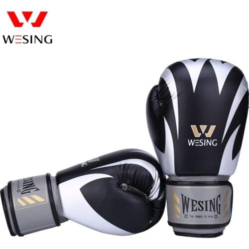 Wesing New Boxing Gloves Training Kickboxing Punch Mitts 10oz Boxing Gloves for Boxer Luva de boxe Guantes