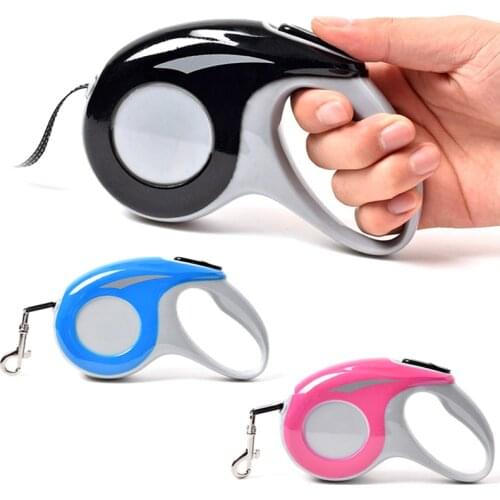 Pet Leash For Small Dogs Cats 3M / 5M Retractable Long Thick Durable Nylon Dog Foot Leash Leads Automatic Extension Leash Rope
