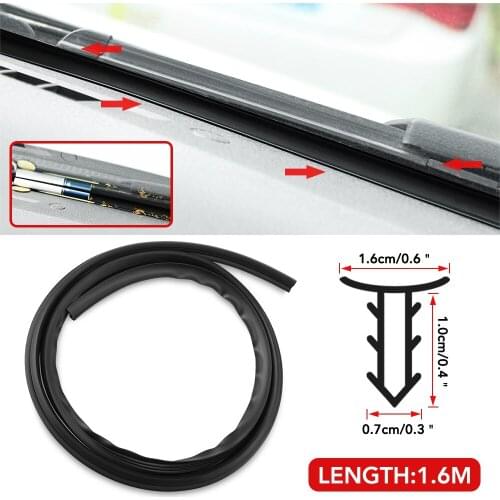 Car Dashboard Sealing Strips Auto Interior Sound Insulation Weatherstrip Dashboard Rubber Strip Car Styling Sticker Accessories