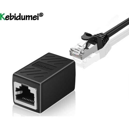 Mini RJ45 Female To Female Network Ethernet LAN Splitter Connector Transfer Head RJ45 CAT 5 5E 6 6a Extender Network Cable