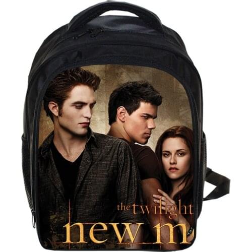 13 Inch Twilight Backpack Cartoon Kindergarten Backpacks Boys Girls Children School Bags Kids Book Bag Gift