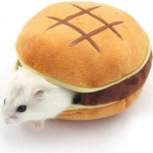 8x6cm Fleece Rabbit Warm Pad Guinea Pig Mat Hamster Sleeping Bed Small Animal Home Small Animal Hamster Rat Hammock Nest Pad