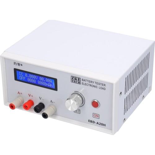 EBC-A20H Battery Tester 30V 20A 200W Multifunction Direct Current Electronic Load 20A Discharger Support PC Software Control