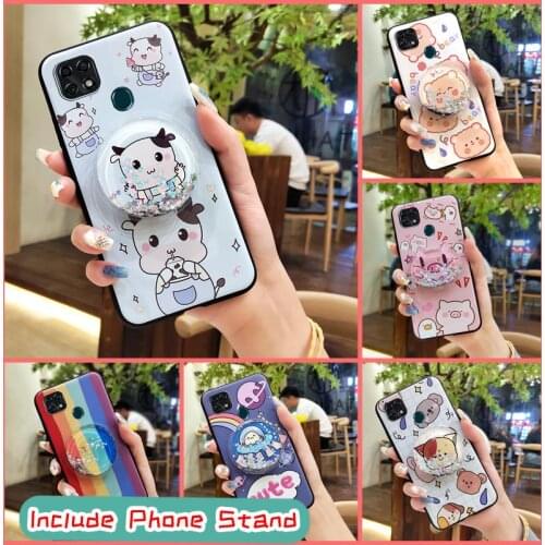 TPU glisten Phone Case For ZTE Blade 20 Cartoon Kickstand Waterproof Fashion Design Dirt-resistant