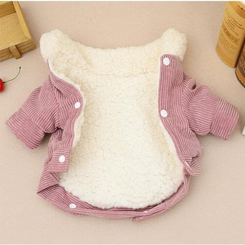 Winter Warm Dog Jacket Dog Clothes for Small Dogs Pet Coat Puppy Clothing Yorkies Chihuahua Clothes 2 Color S M L XL