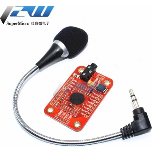 Voice Recognition Module V3, Voice Recognition Board with Microphone for Arduino 4.5-5.5V RCmall FZ0475