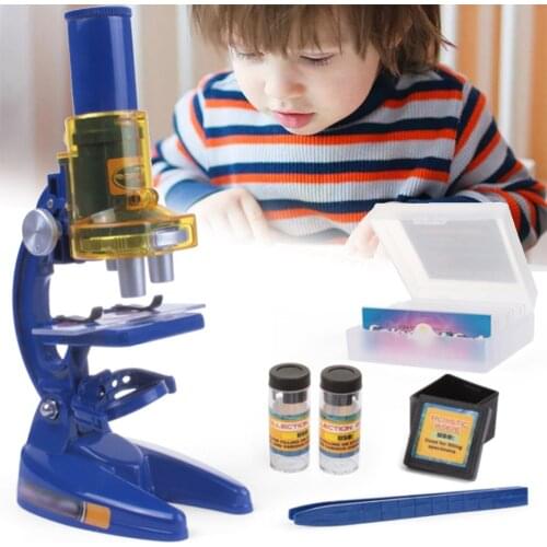 1 Set Kids Education Science Toys Scientific Exploration Microscopes Gift Funny 1200x Microscope for Kids Gifts Toy