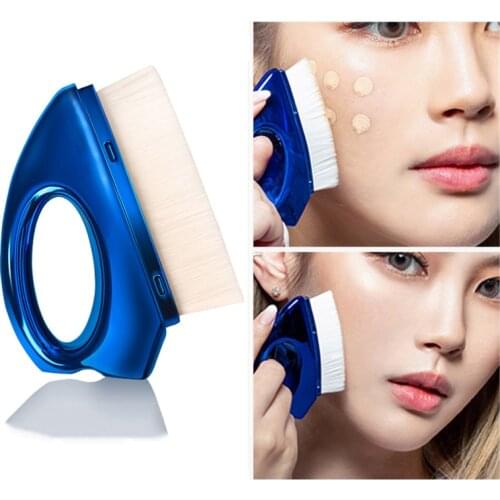 1Pc Iron Shape Flat Top Foundation Make Up Brush for Liqiud Foundation BB Cream Magic Foundation Makeup Brush with Short Handle