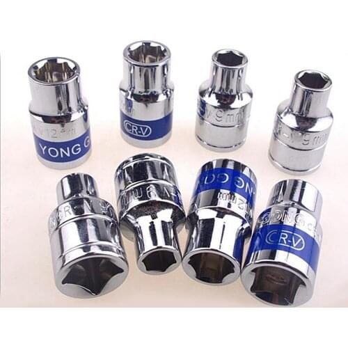 10pcs Chromium vanadium steel hexagong socket head hexagon wrench socket automobile repairing tools