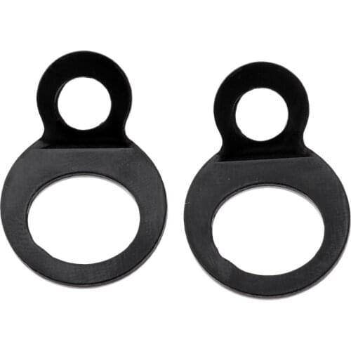 2Pcs Stainless Steel Tie Down Strap Rings For Motorcycle Dirt Bike ATV UTV