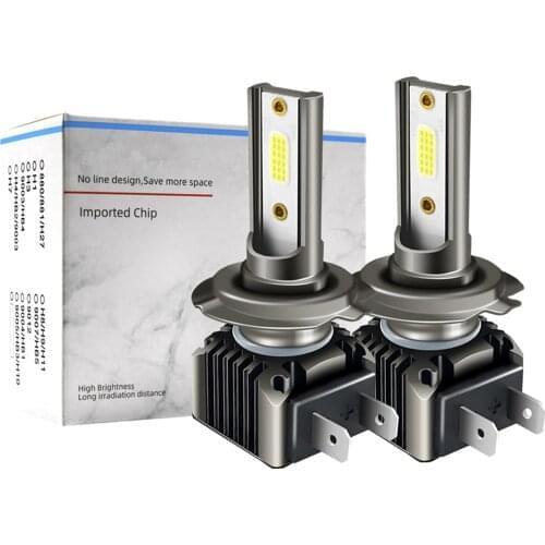 2pcs LED Bulb Car Headlight H1 H4 H7 H11 9005 9006 for M2 Headlamp 6000K 36W 6000LM High Brightness Car Lamp